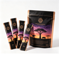 Sachets d'emballage personnalisés pour poudre en stick, haute barrière, scellage arrière, pour échantillons de poudre alimentaire, impression personnalisée, OEM
