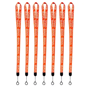 Lanyard with Rubber Ring Custom Personalized Pen Holder Neck Strap with Logo