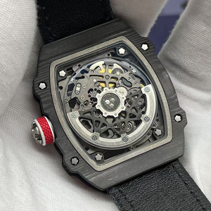Nuovo <span class=keywords><strong>Orologio</strong></span> Meccanico <span class=keywords><strong>Automatico</strong></span> di Lusso RM67-02 in Fibra di Carbonio Personalizzato di Alta Gamma Sportivo e Alla Moda Ultra-sottile 7,8mm per <span class=keywords><strong>Uomo</strong></span> - Product Image 4