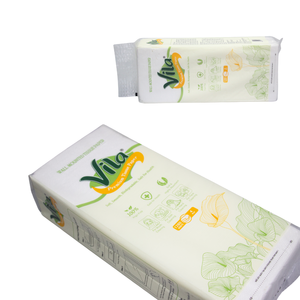 Mouchoirs en papier de fabrication vietnamienne, sans agent fluorescent, 1400 feuilles, taille personnalisée, gaufrage en bas, soins ménagers - Product Image 3