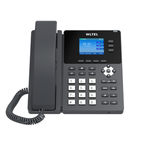 Téléphone VoIP SIP de Classe <span class=keywords><strong>Entreprise</strong></span> Scellé en Usine avec Écran Couleur 2,4 pouces, Conférence Audio 6 Parties / Wi-Fi pour Usage Professionnel <span class=keywords><strong>IP</strong></span> - Product Image 1