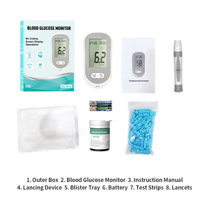 Medidor de Glucosa en Sangre Digital Multifunción Portátil <span class=keywords><strong>para</strong></span> el Hogar, Versión en Inglés, Prueba Rápida con el Dedo, <span class=keywords><strong>para</strong></span> un Monitoreo Diario Conveniente - Product Image 4