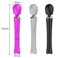 Masseur sexuel vibrant pour point G, 20 fréquences, étanche IPX7, rechargeable par USB, rouleau de massage pour le corps, le cou, le dos, les pieds, appareil de yoga