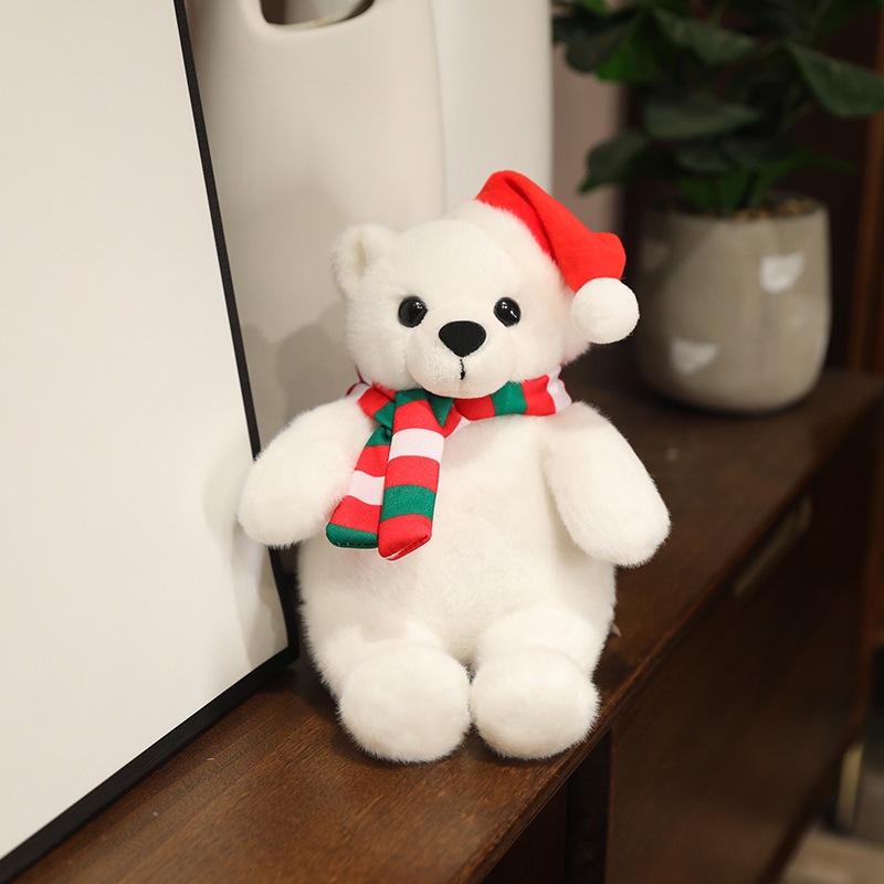 Christmas polar bear