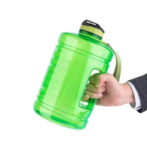 Botol Air Plastik Portabel Kapasitas Besar 2,2 L, Botol Air Gym Tempat Minum Tahan Bocor untuk Kebugaran Luar Ruangan