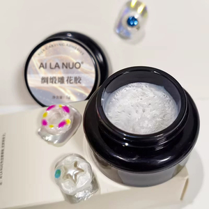 AILANUO 5ml Pure White No Wipe Solid 5D Sculpting <b>Gel</b> Private Label Easy Shaping Relief Flower 3D Carving <b>Gel</b> for <b>Nail</b> Art - Product Image 1