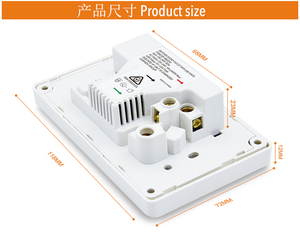 SAA trắng + màu đen đôi GPO Power Point chuyển đổi tường ổ cắm SAA kép USB PowerPoint cửa hàng với Type-C 3.6A đầu ra USB - Product Image 3