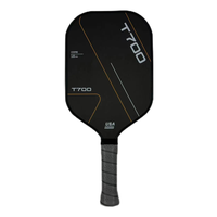 Raquette de pickleball en fibre de carbone T700 T800 pressée à froid, nid d'abeille PP, portable, durable, qualité tournoi, OEM, entraînement, vente en gros