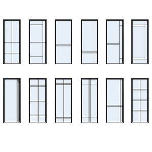דלת מקלחון מודרנית עם פס אטימה נגד דליפות ובידוד קול לאזורים יבשים ורטובים בחדר האמבטיה - Product Image 5