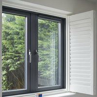 Ventana Abatible Moderna y Profesional de Aluminio con Doble Acristalamiento, Aislamiento Acústico y Antirrobo para Uso Doméstico