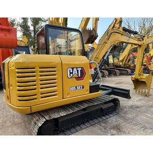 Excavadora de cadenas CAT 305.5E2 usada en buen estado, original de Japón, en stock para construcción y movimiento de tierras. - Product Image 1