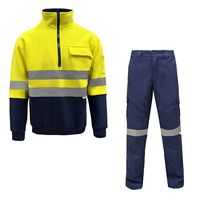 Kaos Kerja Reflektif Hi Vis Pria untuk Pertambangan Konstruksi, Warna Kontras, Tugas Berat, Keamanan Kerja