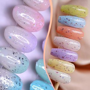 Smalto Gel per Unghie con Glitter Dorato di Alta Qualità, Top Coat Lucido, Base Senza Residui, Personalizzabile con Logo - Product Image 3