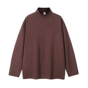 Sous-vêtement thermique vintage à <span class=keywords><strong>col</strong></span> roulé pour homme, couleur unie, design épuré, idéal pour l'automne/hiver et le style jeune - Product Image 6