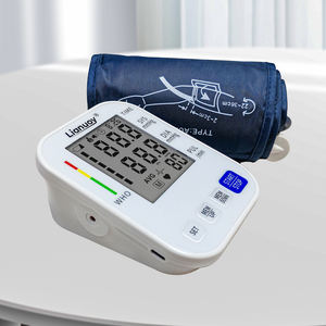 Fábrica Atacado Voz Eletrônico Grande Display Retroiluminado Digital Superior Braço Medidor De Freqüência Cardíaca BP Máquina Monitor De Pressão Arterial - Product Image 2