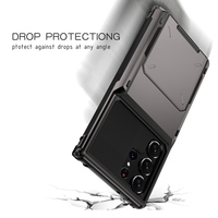Étui de téléphone avec fente pour cartes pour Samsung Galaxy S24 Ultra 5G S23 Plus S22 FE A34 A54 A15, coques de téléphone antichoc