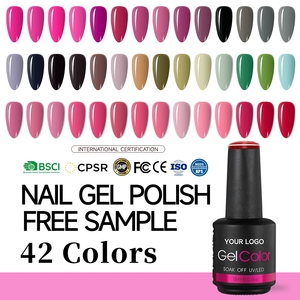 Gel de Uñas Profesional de Primera Calidad al por Mayor, 42 Colores, Pintura de Arte de Uñas en Gel, Larga Duración, No Tóxico, Gel UV LED OEM para Salón - Product Image 1