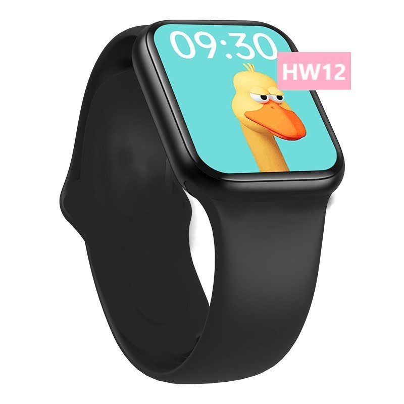 Most fashion hw12 smartwatch support oem customize watch face one-click sos reloj inteligente pk fk78 w46 w26 hw12 smart watch