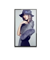 Écran interactif numérique LCD mural fin de 43 pouces avec résolution 1920x1080, ports VGA, connectivité USB