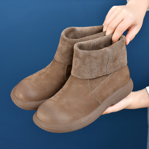 2024 femmes automne à semelles souples en cuir chaussures habillées nouveau Style collège et rétro forêt Style tout match plat à lacets décontracté célibataires - Product Image 5