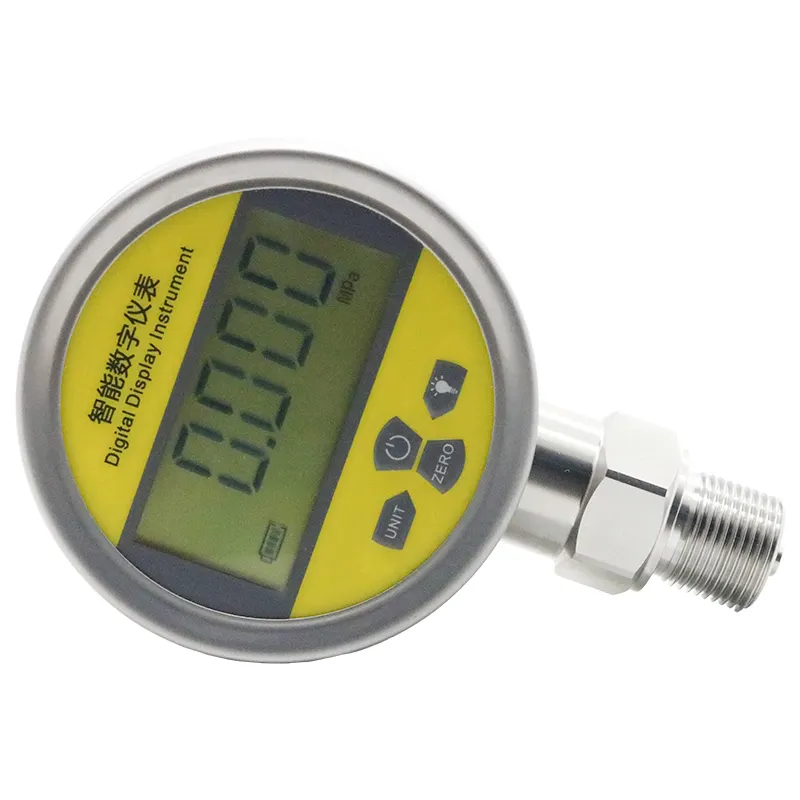 Pt118 Fabricage Roestvrijstalen Waterolie Gas Digitale Drukmeter Vacuüm Manometer 1/4 "Npt Drukindicator