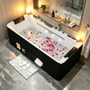 น้ำพุร้อนสำหรับอ่างอาบน้ำที่มีอุณหภูมิคงที่อ่างสปาพร้อมคุณสมบัติการนวดโต้คลื่นการออกแบบที่ทันสมัยแบบพกพา - Product Image 1