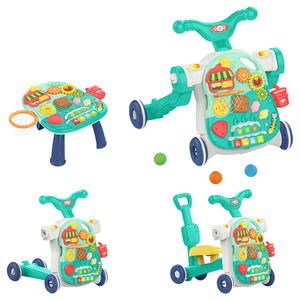 Suministros y productos de Andador de actividades para bebés multifunción de pie para sentarse a caminar 5 en 1 cochecito de coche mecedora manual para bebés - Product Image 3
