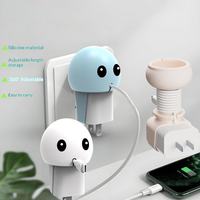 Outil de gestion des câbles en silicone Octopus, enrouleur et organisateur flexible pour câbles de chargeur