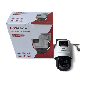 Sistem CCTV hi-connect dengan TandemVu 4MP + 4MP lensa tetap jaringan POE DS-2SE2C400MWG-E/14 PTZ kamera Built-in Mic kartu SD mendukung - Product Image 3