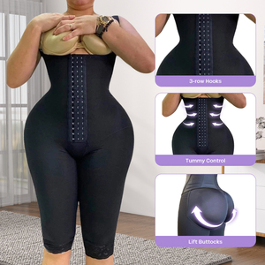 Reloj De Arena Fajas Colombia Tập Thể Dục Huấn Luyện Viên Chất Kết Dính Giữ gìn Bodysuit Corset Mô Hình Dây Đeo Cơ Thể Shaper Girdles Giảm Béo - Product Image 3