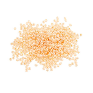 Perline Ilan Abalorios 4mm color crema nude 50g per la creazione di gioielli - Product Image 2