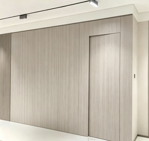 Puerta Interior Moderna Minimalista de Madera sin Marco, Oculta e Invisible, con Aislamiento Acústico, para Casa, Villa, Apartamento, Dormitorio, Secreta - Product Image 3
