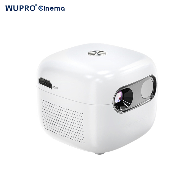 OEM/ODM Wupro Q7S Smart Android 9 Mini LED Projector 4K Support Home Cinema Build-in Battery Pico DLP Portable Projector