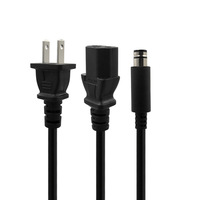 Câble d'alimentation, adaptateur secteur, chargeur de remplacement pour console X 360 E, 100-240V, tension automatique, version à faible bruit
