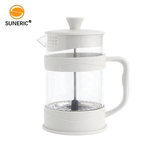<span class=keywords><strong>Filtre</strong></span> en acier inoxydable portable résistant à la chaleur en verre borosilicaté presse française cafetière de camping - Product Image 1