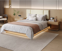 Modernes 3-Sterne Melamin-Sperrholz Modulares Leicht zu Montierendes Hotel-Suite-Möbelset