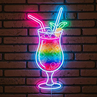 Enseigne au néon LED imprimée UV Store Business logo Design Shape Led Light up Sign Enseigne au néon pour décoration murale