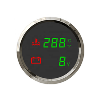 Nouveau Compteur de Température d'Eau Double 2-en-1 9-32V pour Voitures, Camions et Bateaux (Vente en Gros)