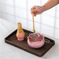 Ensemble de thé en porcelaine en forme de lotus, bol à matcha, design de la dynastie Song, boîte cadeau minimaliste moderne
