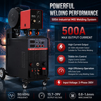 Nouvelle machine à souder MIG industrielle OEM 500A 380V triphasée à onduleur IGBT, soudeuse CO2 avec alimentation externe, fil de 0,8 mm, prix en gros