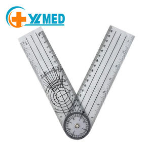Tıbbi öğrenci profesyonel çok cetvel gonyometresi Ruler cetvel 360 derece açı bulucu ölçme aracı Spinals gonyometresi - Product Image 2