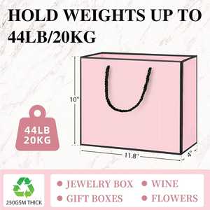 Bolsas de Regalo con Lazos y Asas para Cumpleaños, Bodas, Escuela y Negocios, Bolsas de Compras - Product Image 2