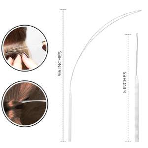 Kit de Herramientas Modernas para Extensiones de Cabello Obexa, Acero Inoxidable, Microlink, Herramienta para Extensiones Itip, Uso Comercial, Plateado - Product Image 6