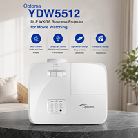 Proyector Empresarial Optoma YDW5512 DLP WXGA de 3800 Lúmenes para Cine en Casa con 12000 Horas de Vida Útil de la Lámpara y Contraste de 22000:1