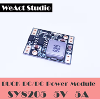 WeAct SY8205 Module abaisseur 3.3V 5V 9V 12V Module d'alimentation à courant élevé Entraînement électrique du boîtier de direction