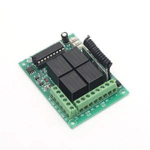 12V 4-kênh không dây điều khiển từ xa <span class=keywords><strong>Transmitter</strong></span> <span class=keywords><strong>Receiver</strong></span> 4 phím học tập cho động cơ với điều khiển từ xa thiết bị chuyển mạch - Product Image 6