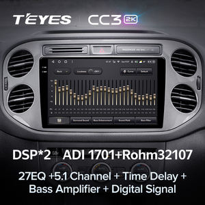 <span class=keywords><strong>TEYES</strong></span> <span class=keywords><strong>CC3</strong></span> 2K para <span class=keywords><strong>Volkswagen</strong></span> Tiguan 1 NF 2006 - 2016 Radio de Coche Reproductor Multimedia de Video Navegación Estéreo GPS Sin 2din 2 Din Dvd - Product Image 4