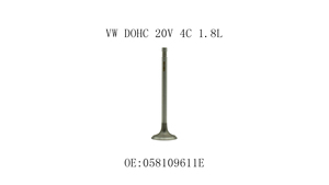 Válvula de motor de alto rendimiento personalizada 058109611E para VW DOHC 20V 4C 1.8L, <span class=keywords><strong>precio</strong></span> al por mayor, reemplazo de posventa - Product Image 2
