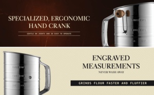 Máy LắC Vận Hành Bằng Tay Bán Chạy Máy Sàng Lưới Thép Không Gỉ Cốc Rây Bột Có Cân Đo - Product Image 6