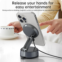 Chargeur sans fil magnétique à ventouse en alliage d'aluminium avec logo personnalisé, compatible 15W pour support de téléphone de voiture, modèle FY85-E